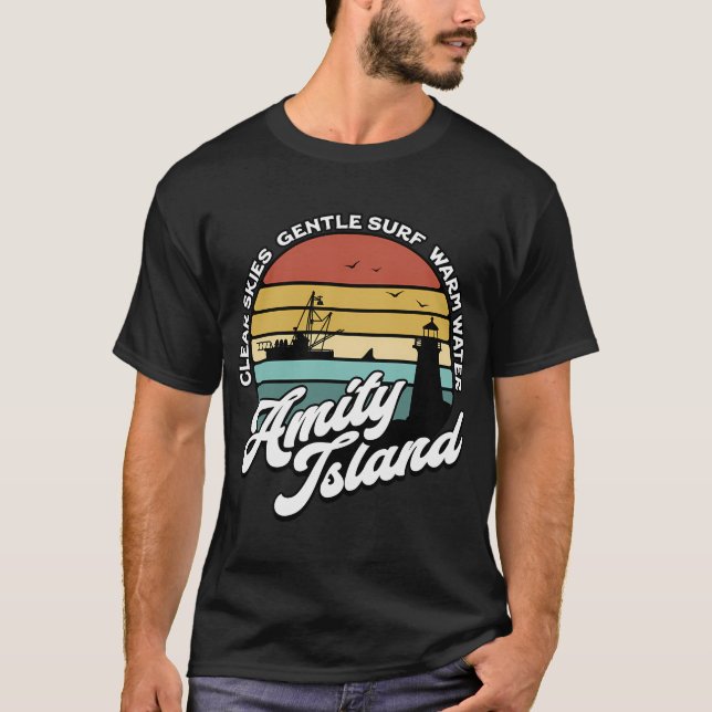 Visit Amity Island T-Shirt (Vorderseite)