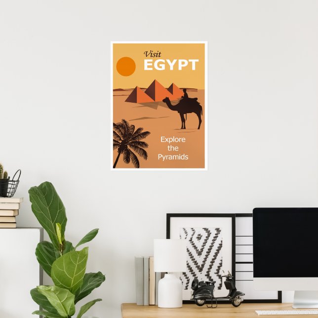Visit Egypt travel poster (Heimbüro)