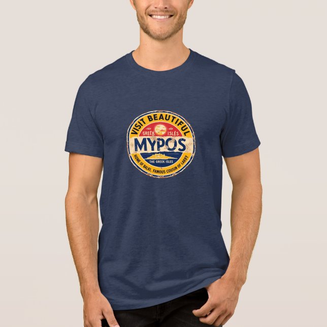 Visit Mypos Tri-Blend Shirt (Vorderseite)