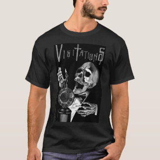 Visitations Comic Book Men Sing Skull T - Shirt