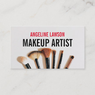 Visite 1 Photo Chic & Simple Maquillage Artiste Carte de 