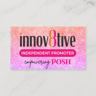 Visite 8e Posh carte de remerciements