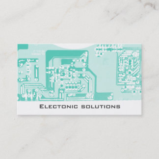 Visite Affaires de carte de communication électronique