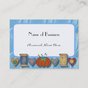 Visite Affaires de couture, carte personnelle