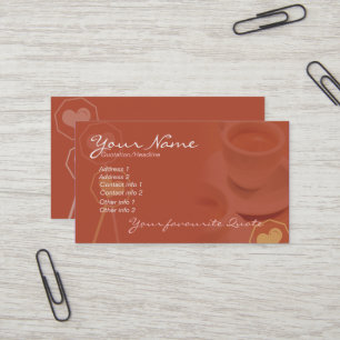 Visite Affaires et carte personnelle #02 de café