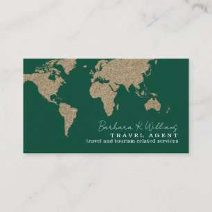 Visite Agent de voyages Carte verte démesurée