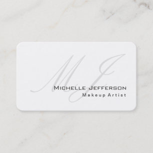Visite Artiste de maquillage du coin arrondi Carte de vis