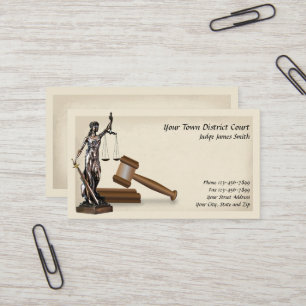 Visite Avocat de la Lady Justice Procureur de la Carte de