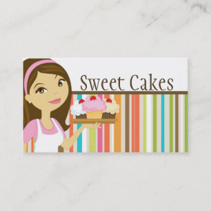 Visite Baker Cup Cakes Bakery Sweet Traitements Carte de