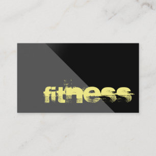 Visite Black Grey Jaune Professionnel Sport Carte de visi