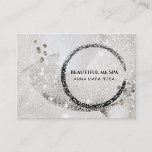 Visite *~* Black Taupe Parties scintillant Carte de visit