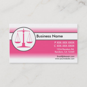 Visite Blanc rose fade loi justice balance carte de visit