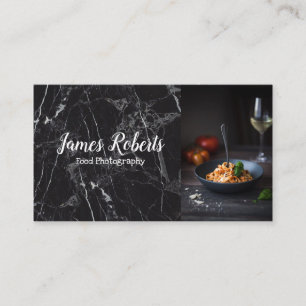 Visite Blogger de photographie alimentaire Carte de visit