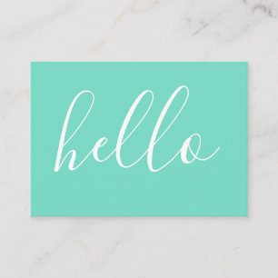 Visite BONJOUR carte de commentaire