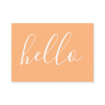 BONJOUR carte de commentaire