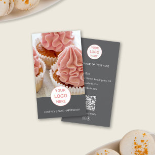 Visite Boulangerie Photo personnalisée Logo Carte de visi