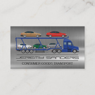 Visite Camion semi-transportant des voitures   Carte de v