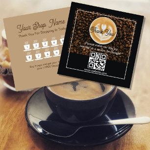 Visite Carré Carte de Fidélité Café Carte de Fidélité à Point