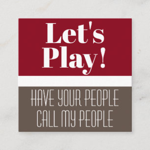 Visite Carré Carte de Playdate de l'enfant moderne et amusement