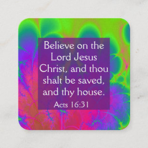 Visite Carré Carte de traçage Gospel