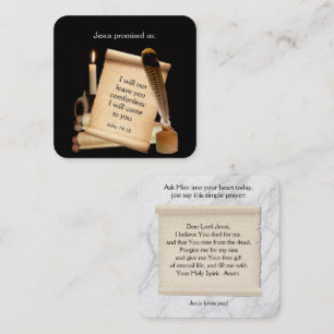 Visite Carré Carte de traçage Gospel