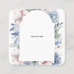 Visite Carré Créez votre propre carte de remerciement florale p