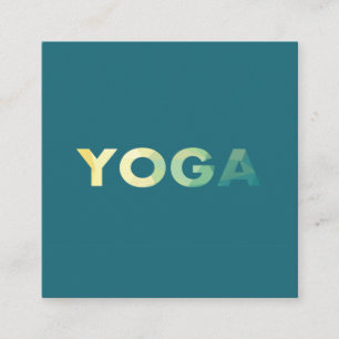Visite Carré Yoga Mandala entraîneur personnel yogi Carte de vi
