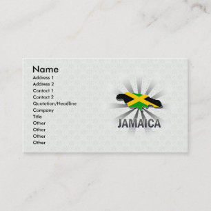 Visite Carte 2,0 de drapeau de la Jamaïque