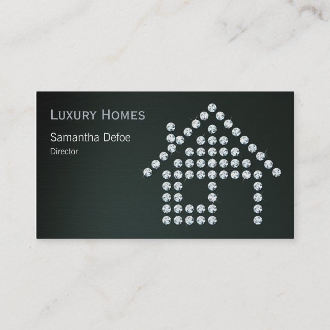 Visite Carte à la maison d'entreprise immobilière de (Devant)