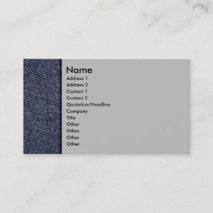 Visite Carte bleue de profil de grès