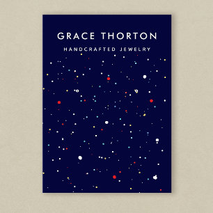 Visite Carte d'affichage de bijoux à oreille de fête fest