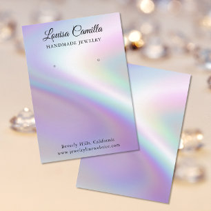 Visite Carte d'affichage de luxe Faux Pearlescent