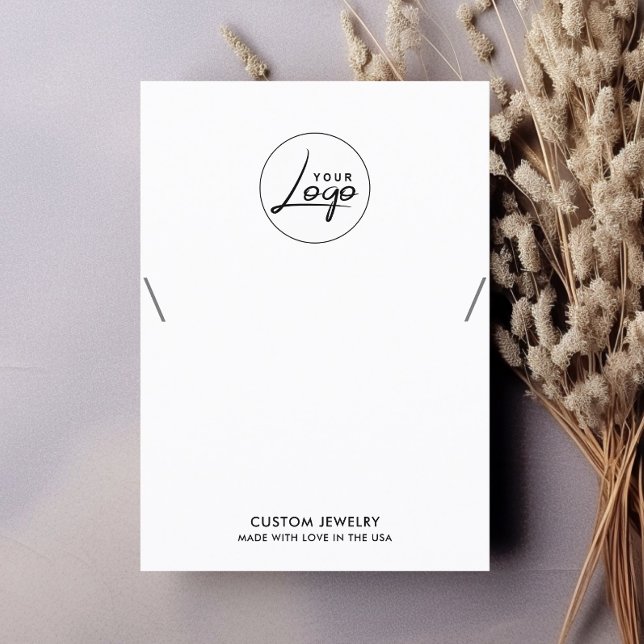 Visite Carte d'affichage du collier de logo moderne (Créateur téléchargé)