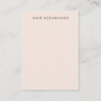 Carte d'affichage Scrunchies de cheveux de couleur