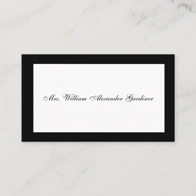 Visite Carte d'appel de deuil (Devant)