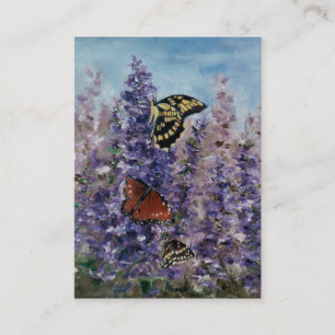 Visite Carte d'art de jardin de papillon
