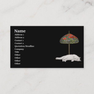 Visite Carte de bureau de profil de lampe de Sun