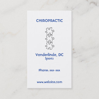 Visite carte de cHIRO