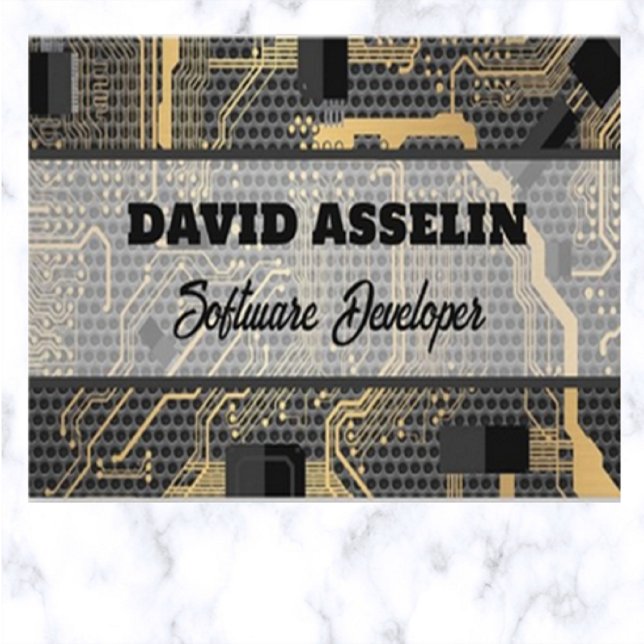 Visite Carte de circuit pour développeurs de logiciels mo (Créateur téléchargé)