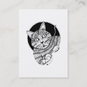 Visite Carte de collection d'art d'ACEO "du chat de