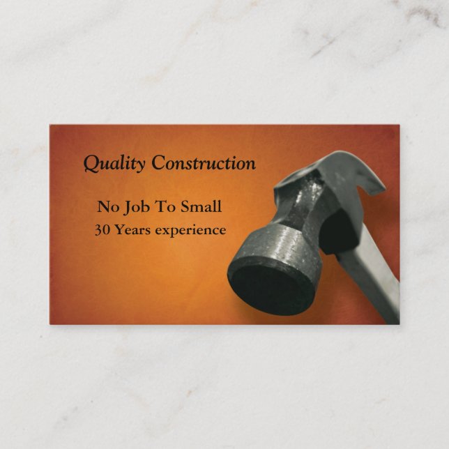 Visite Carte de construction (Devant)
