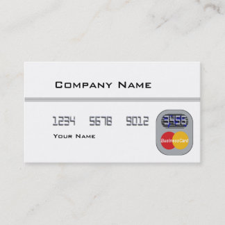 Visite Carte de crédit (blanc)
