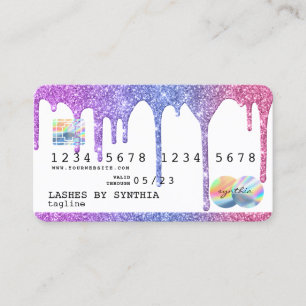 Visite Carte de crédit moderne Holograph Drives