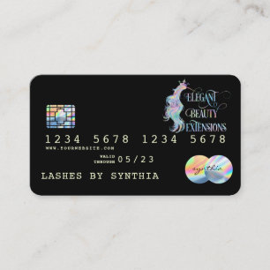 Visite Carte de crédit moderne Holograph Drives