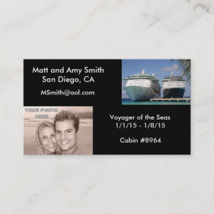 Visite Carte de croisière