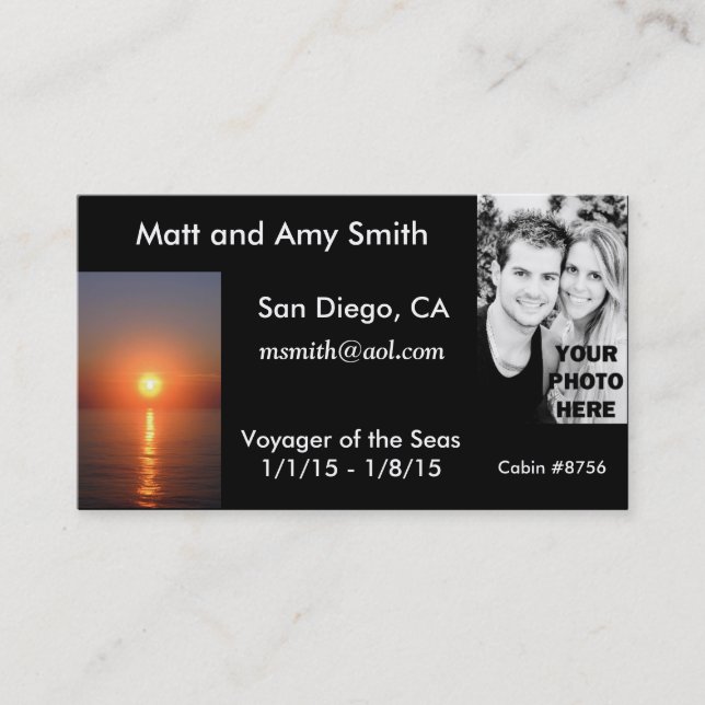 Visite Carte de croisière (Devant)