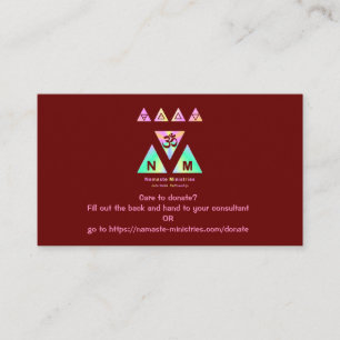 Visite Carte de don NM