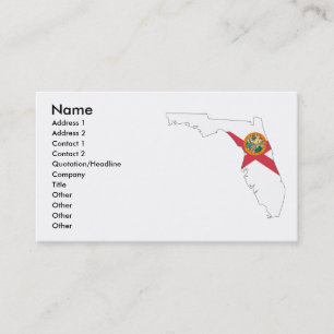 Visite Carte de drapeau de la Floride