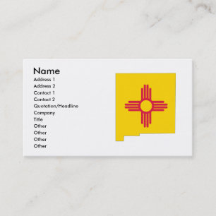 Visite Carte de drapeau du Nouveau Mexique
