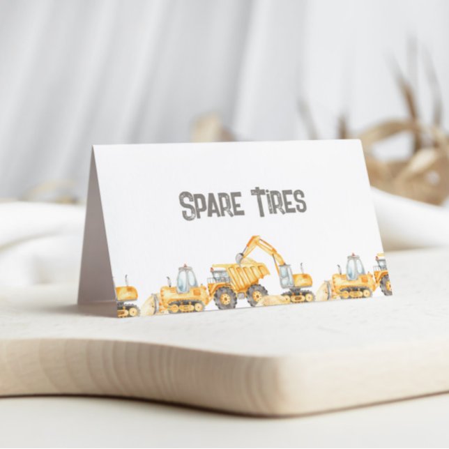 Visite Carte de Étiquette alimentaire pliée pour camions  (Créateur téléchargé)